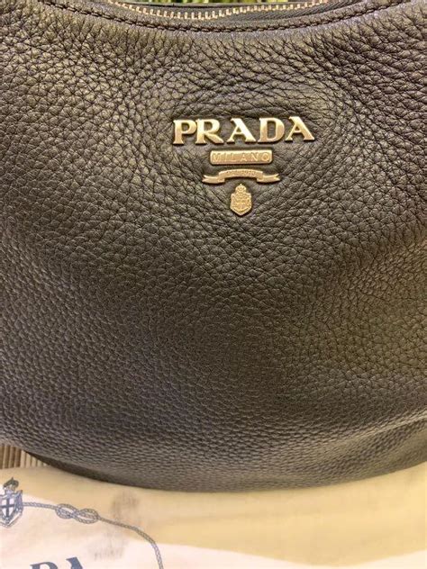 prada br5096 vitello phenix leather hobo bag|Black Leather Hobo Bag .